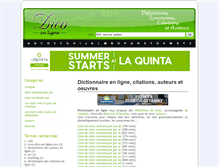 Tablet Screenshot of dico-en-ligne.com